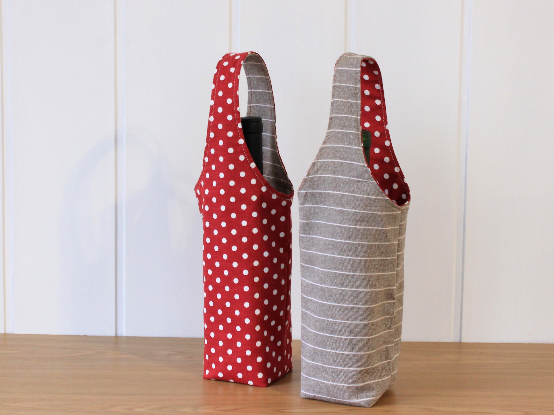 Bottle bag sewing pattern PDF by NatkoPatterns