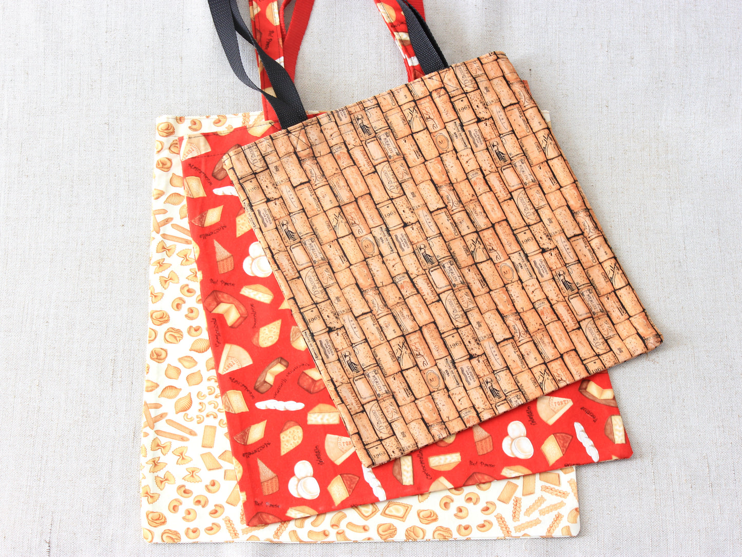 Three bags are easy to sew with NatkoPatterns