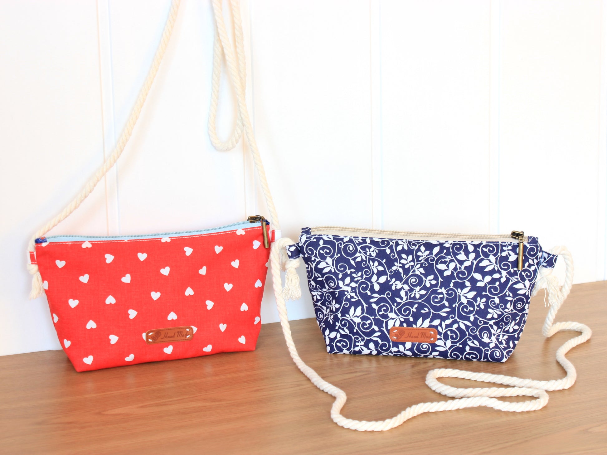 Small zipper crossbody bag for every day use, PDF sewing pattern by NatkoPatterns